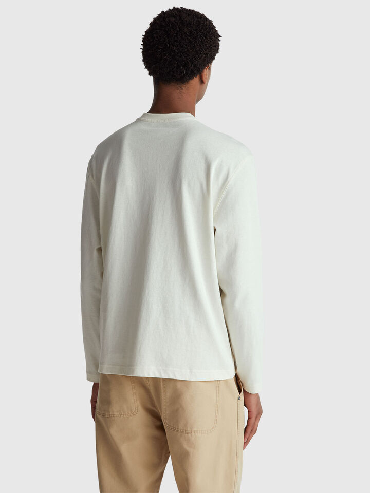 ROUND NECK SWEATL/S Men image number 2
